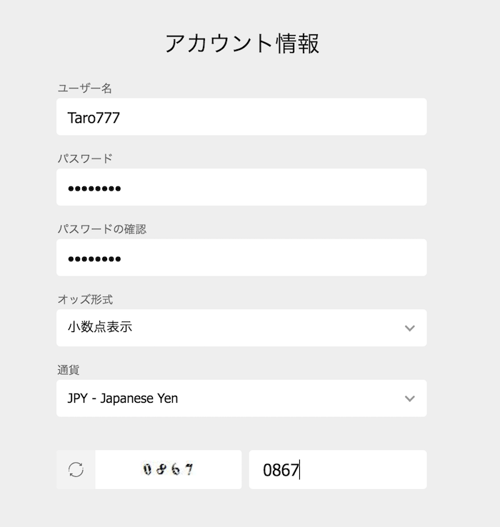 10bet(10ベット)Japanの登録方法解説4